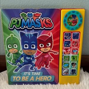 🩶5/$30 PJ Masks: It's Time to Be a Hero Electronic Sound Board Book